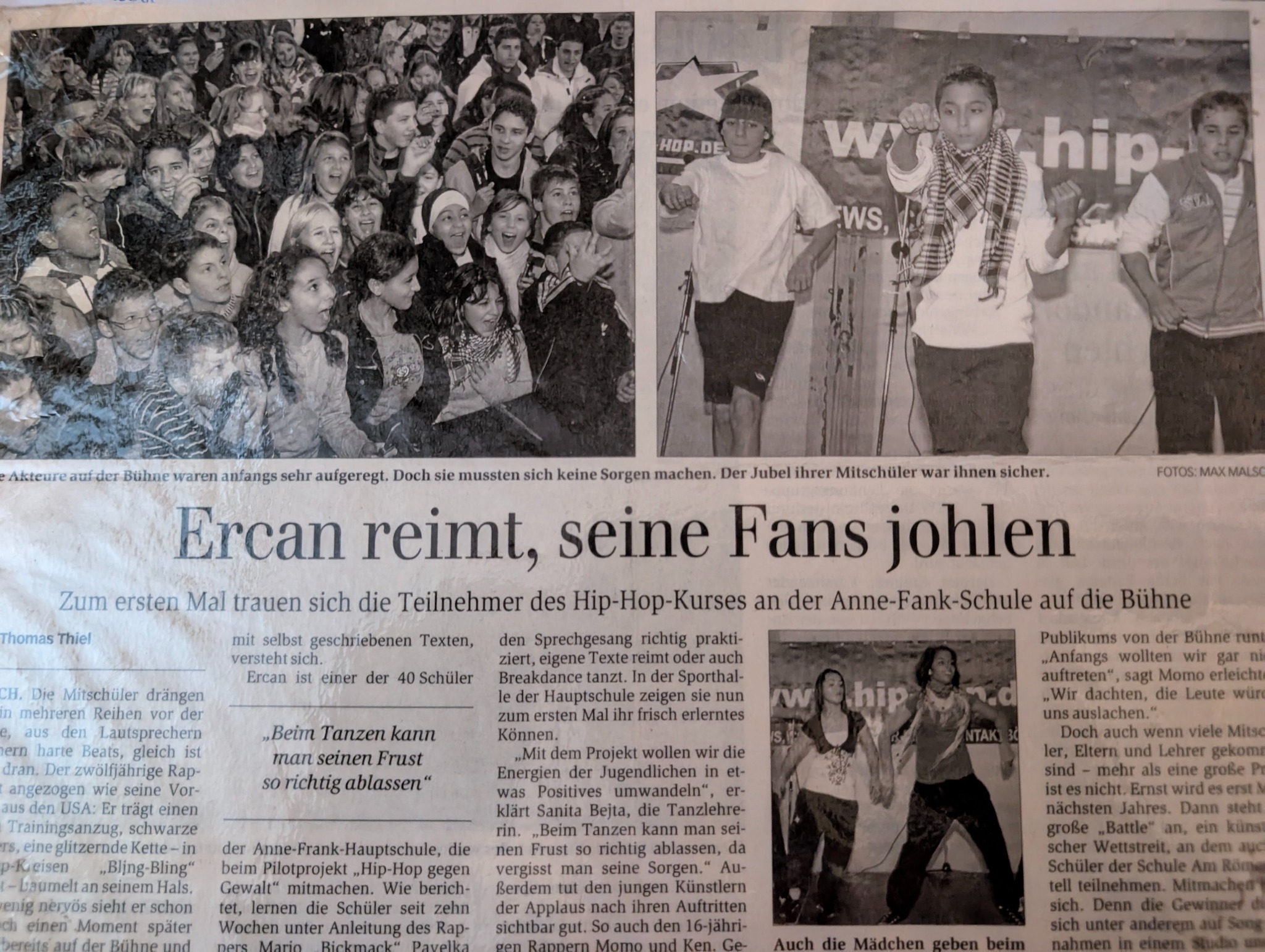 Ercan reimt, Fans johlen